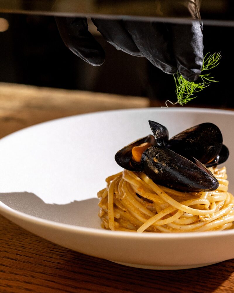 Vico 51, spaghetti con le cozze